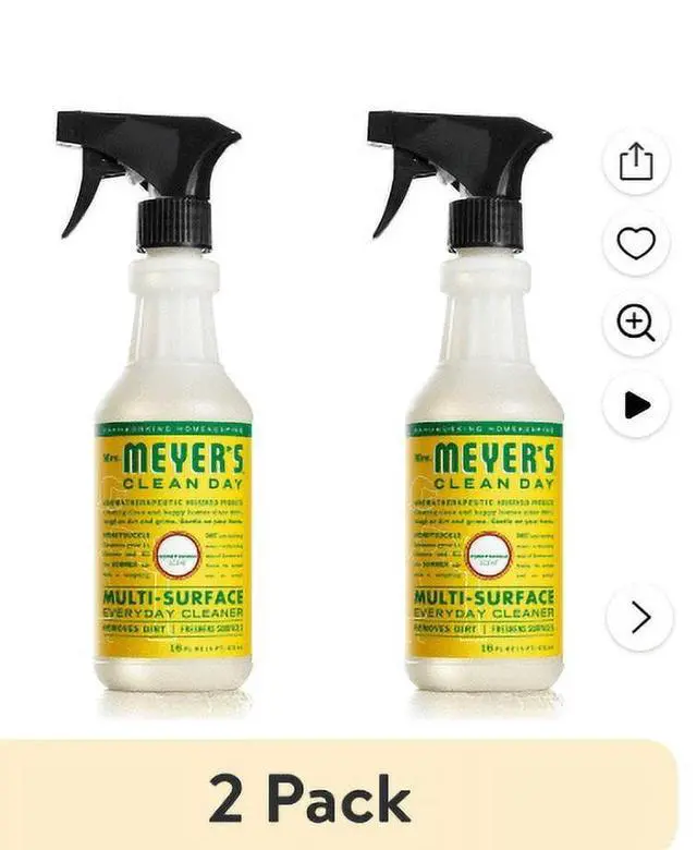 Main image of (2 pack) Mrs. Meyer's Clean Day Multi-Surface Everyday Cleaner, Honeysuckle Scent, 16 Fl Oz