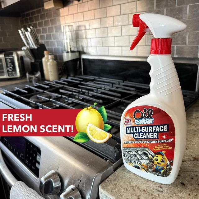 Alt view image 4 of 7 - Oil Eater Multi-Surface Cleaner, Spray for Kitchens, 32 oz