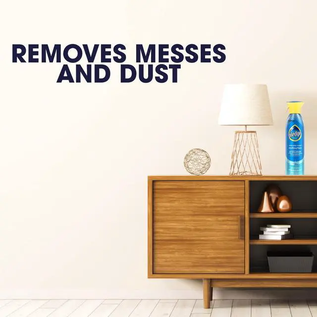 Alt view image 6 of 6 - Pledge pH-Balanced Multisurface Spray, Everyday Cleaner, Rainshower Scent, 9.7oz