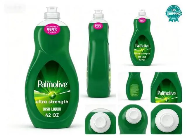 Main image of Palmolive Ultra Strength Liquid Dish Soap, Cuts Grease and Grime, No Soaking Needed, 42 fl oz Bottle