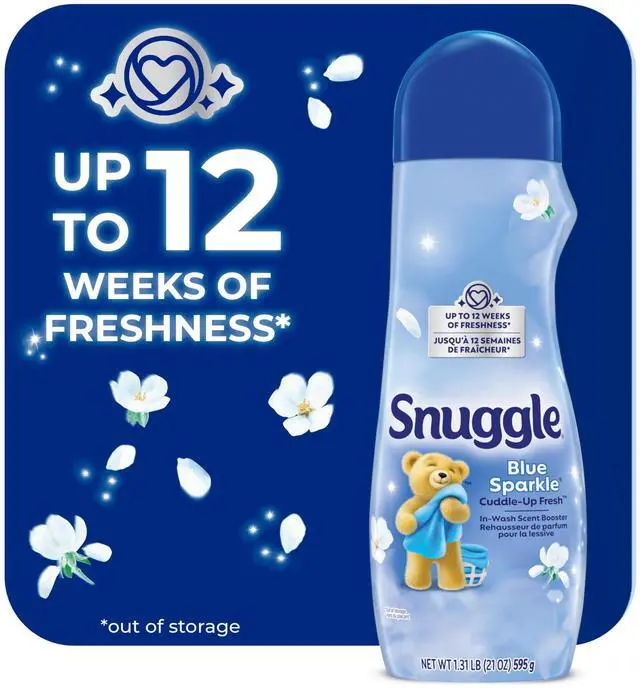 Main image of Snuggle Blue Sparkle Cuddle-Up Fresh Scent Booster, 21 Ounce