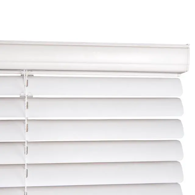 Alt view image 4 of 7 - Mainstays Cordless Vinyl Light Filtering Window Blinds, 1 in Slats, White, 1-Piece, 30 in W x 64 in L