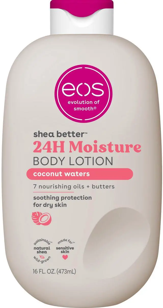 Main image of eos Shea Better Body Lotion - Coconut Waters, Made for Dryness, 16 fl oz.