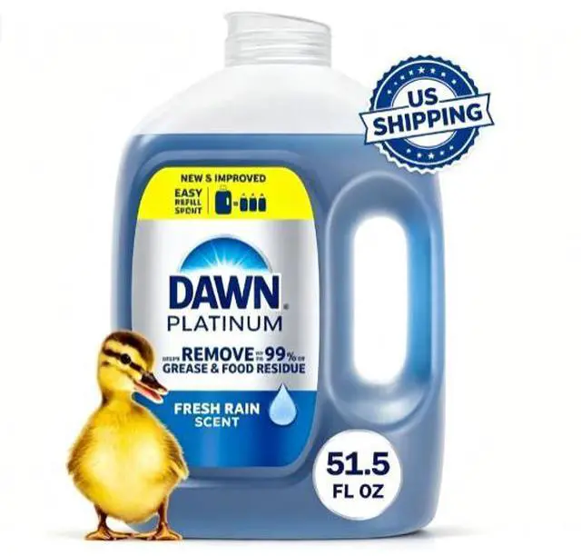 Main image of Dawn Platinum, Refill Jug Dish Soap Fresh Rain, 51.5oz