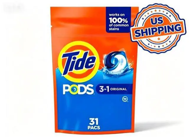 Main image of Tide PODS Laundry Detergent Packs, Original Scent, 31 Count