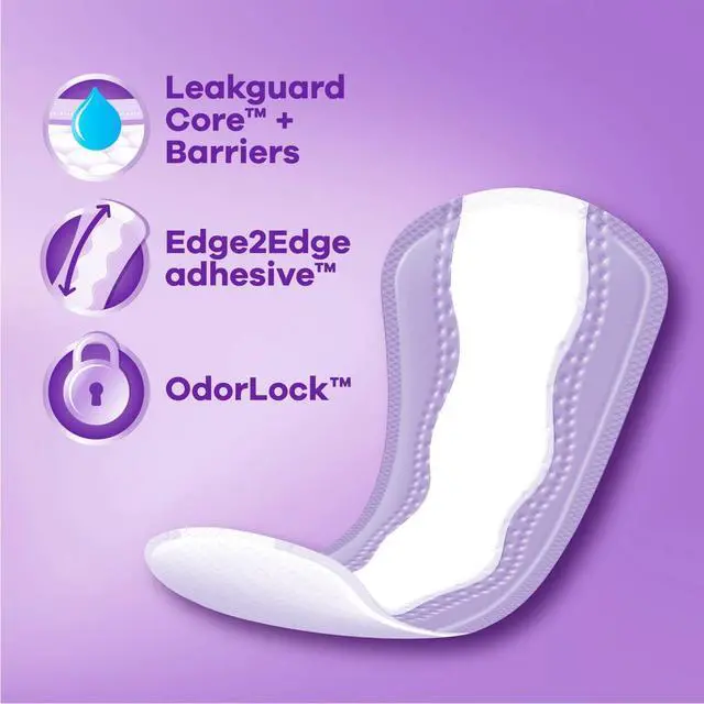 Alt view image 4 of 6 - Always Daily Extra Protect Liners, Extra Long Length Length, Scented Panty Liners, 60 Count