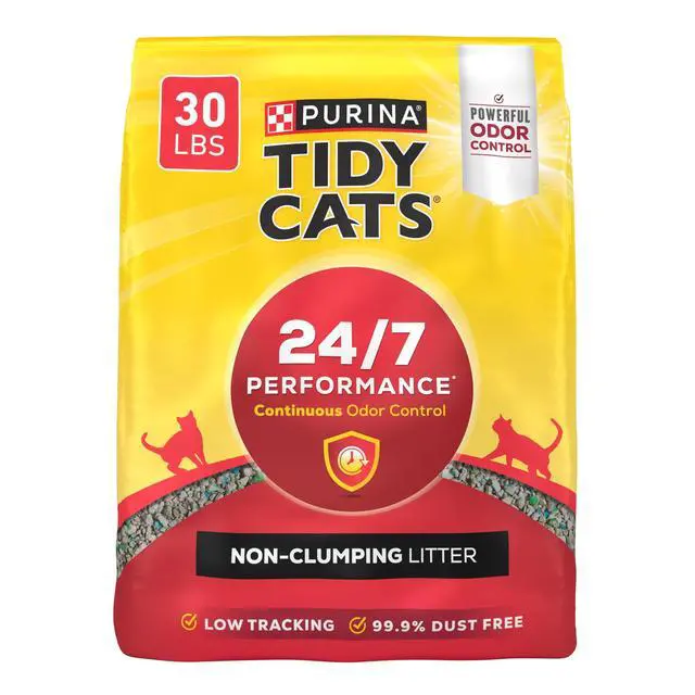 Alt view image 3 of 6 - Purina Tidy Cats 24/7 Performance Non-Clumping Cat Litter, Clean Linen Scent, 30 lb Bag