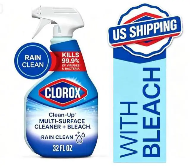 Main image of Clorox Clean-Up Multi-Surface All Purpose Cleaner with Bleach, Rain Clean, 32 fl oz