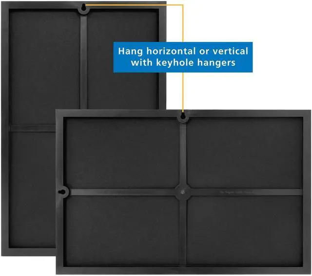 Alt view image 5 of 6 - Mainstays 12 x 18 Black Front-Loading Picture Frame