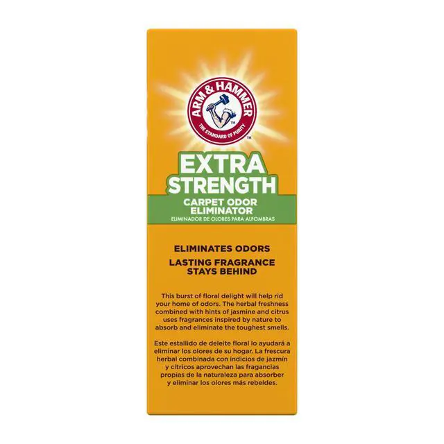 Alt view image 5 of 6 - (3 pack) ARM & HAMMER Extra Strength Carpet Odor Eliminator Powder, Fresh Scent, 30 oz
