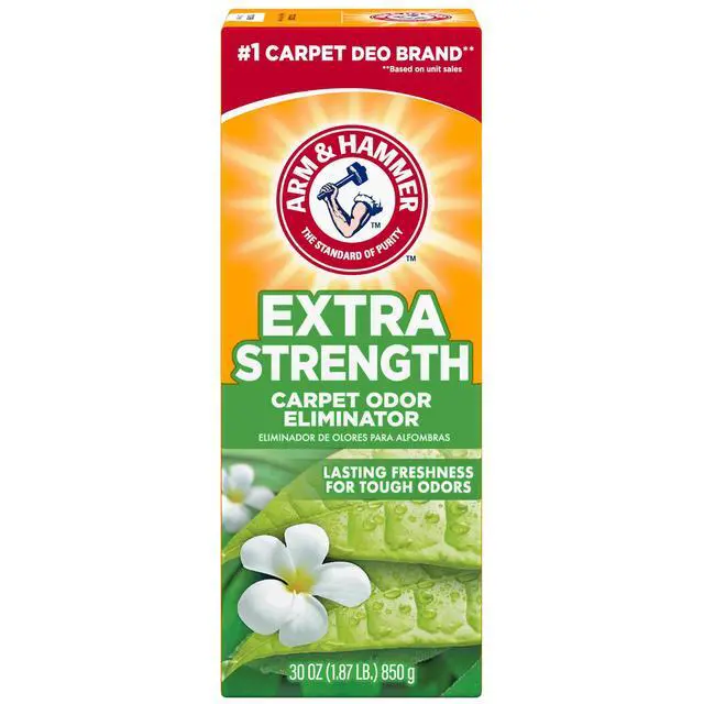 Alt view image 3 of 6 - (3 pack) ARM & HAMMER Extra Strength Carpet Odor Eliminator Powder, Fresh Scent, 30 oz