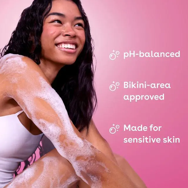 Alt view image 2 of 6 - eos Shea Better Cashmere Body Wash, Pomegranate Raspberry, Creamy Gel Formula, 16 fl oz.