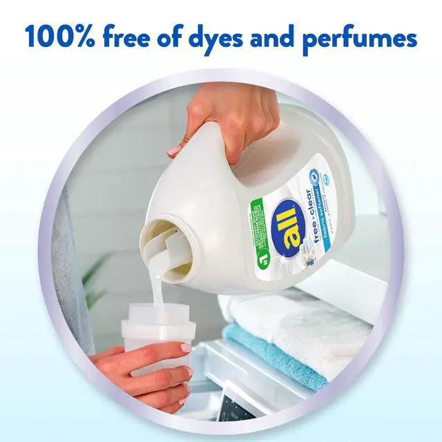 Alt view image 3 of 7 - all free clear Liquid Fabric Softener for Sensitive Skin, 34 fl oz, 50 Loads
