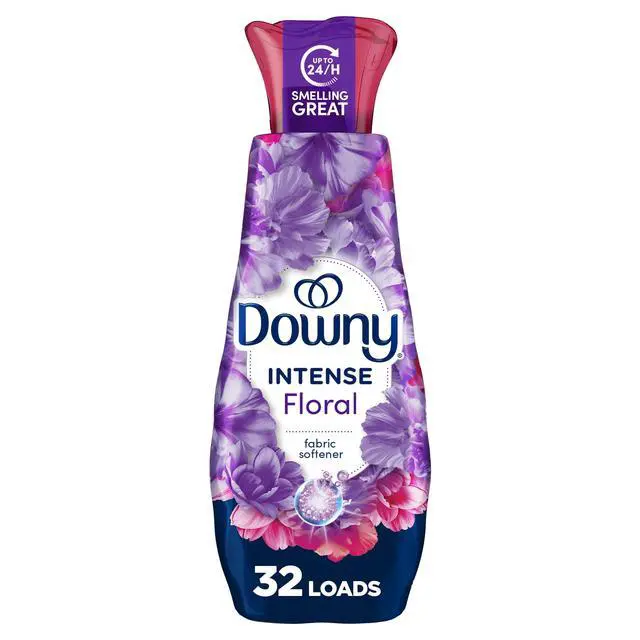 Alt view image 6 of 6 - Downy Intense Liquid Fabric Softener and Conditioner, Floral Scent, 24 fl oz, 32 Loads