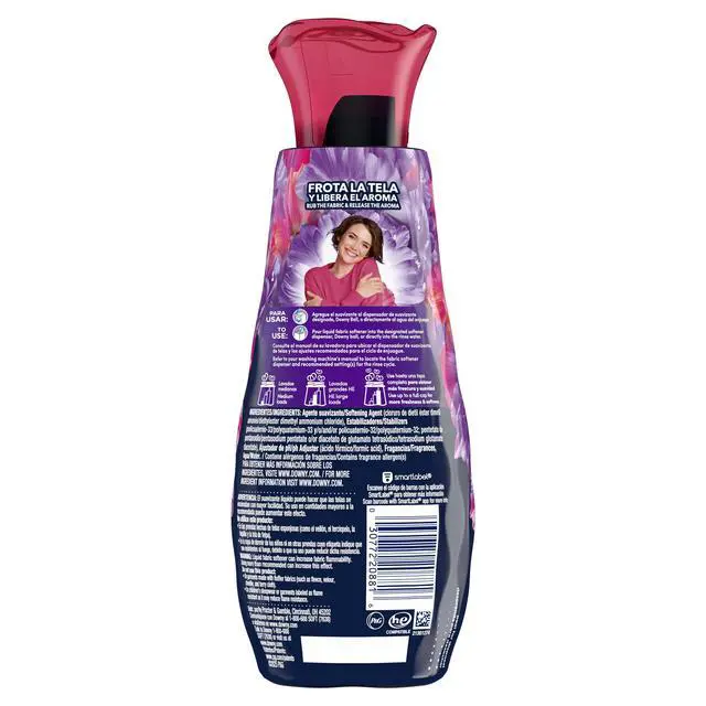 Alt view image 3 of 6 - Downy Intense Liquid Fabric Softener and Conditioner, Floral Scent, 24 fl oz, 32 Loads