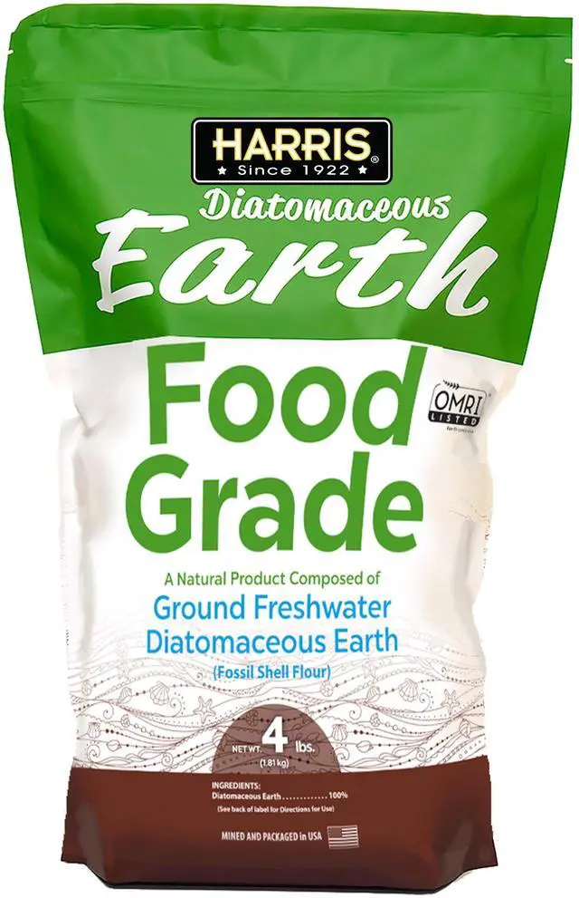 Main image of Harris Food Grade Diatomaceous Earth Powder - OMRI Listed for Organic Use, 4lb Bag