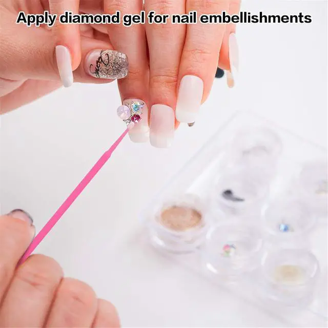 Alt view image 6 of 7 - Tifanso 400PCS 2mm Disposable Micro Cotton Swabs for Lash Extensions, Pink