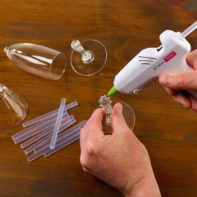 Alt view image 2 of 3 - AdTech 4" Mini Hot Glue Sticks, Clear, 30-Pack