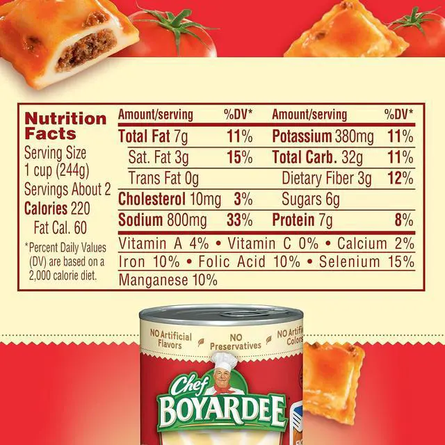 Alt view image 5 of 6 - Chef Boyardee Mini Ravioli 15 oz 4 Pack