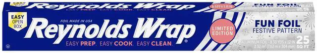 Main image of Reynolds Wrap Fun Foil Festive Firework Pattern Embossed Aluminum Foil Roll, 25 Sq. Ft.