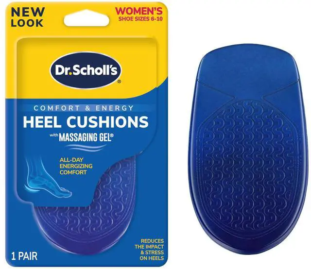 Main image of Dr. Scholl's Heel Cushions with Massaging Gel Advanced - All-Day Shock Absorption & Cushioning for Heel Discomfort Relief