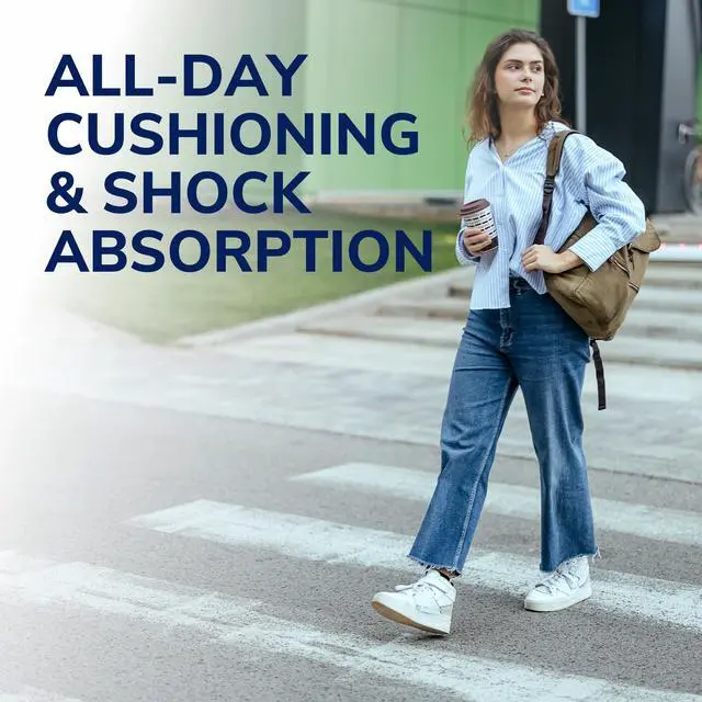 Alt view image 2 of 6 - Dr. Scholl's Heel Cushions with Massaging Gel Advanced - All-Day Shock Absorption & Cushioning for Heel Discomfort Relief