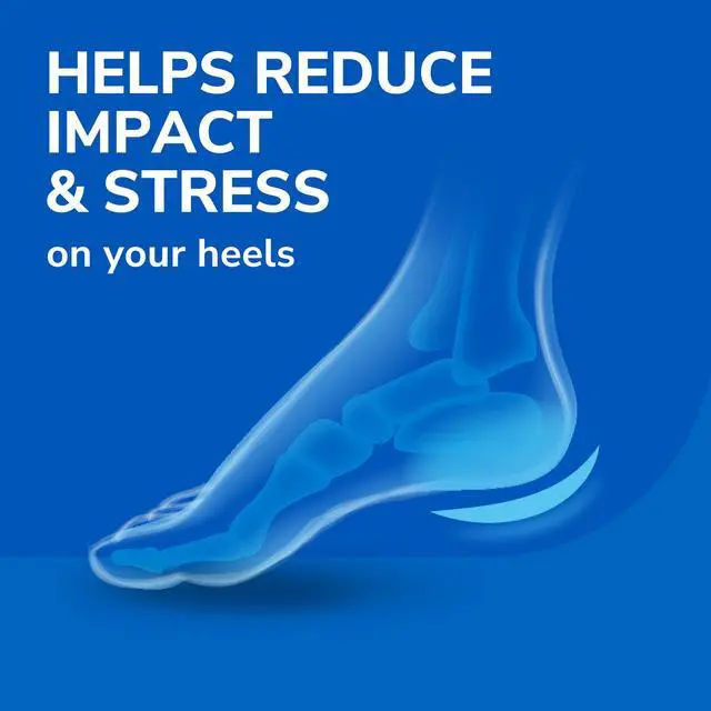 Alt view image 3 of 6 - Dr. Scholl's Heel Cushions with Massaging Gel Advanced - All-Day Shock Absorption & Cushioning for Heel Discomfort Relief