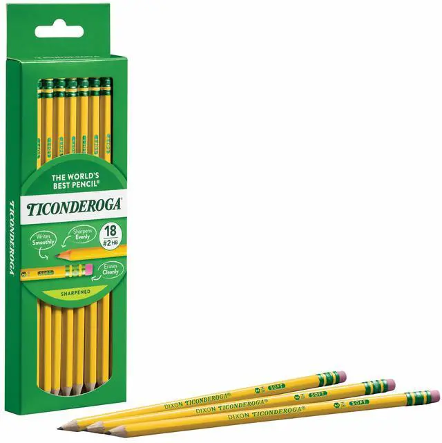 Alt view image 6 of 6 - Ticonderoga Wood-Cased Pencils, Pre-Sharpened