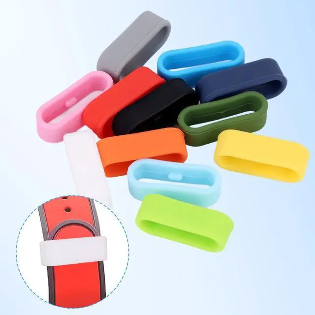 Alt view image 3 of 7 - Tinoaly 12pcs Silicone Strap Rings for Magic Band+ and 2.0 and More