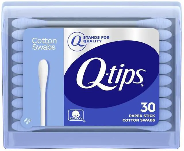 Main image of Q-tips Swabs Travel Pack, 30 Count, Pack of 1, Blue