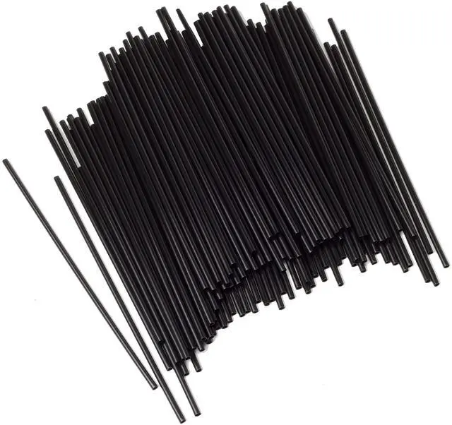 Main image of Chef Craft 5-Inch Coffee Stirrer Straws, 150-Pack, Black