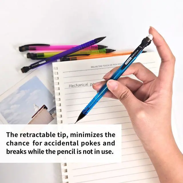 Alt view image 5 of 7 - BAZIC Claris 0.7mm Mechanical Pencil, 6-Pack