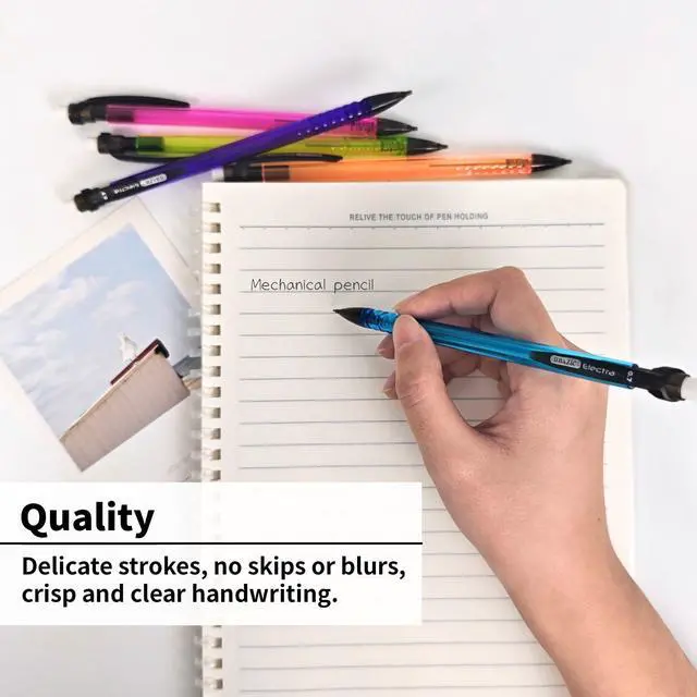 Alt view image 3 of 7 - BAZIC Claris 0.7mm Mechanical Pencil, 6-Pack