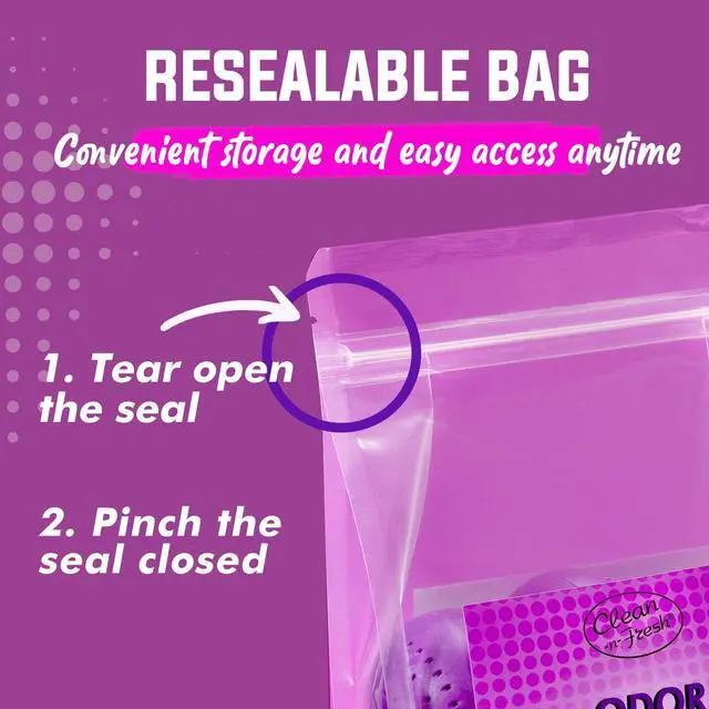 Alt view image 5 of 6 - 4 Pack Lavender Scented Baking Soda Shoe Deodorizer Balls