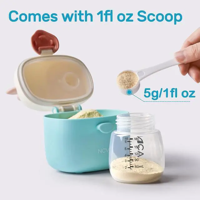 Alt view image 4 of 6 - NCVI Baby Formula Dispenser On The Go (Blue)