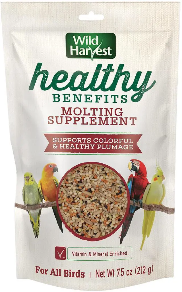 Main image of Wild Harvest Healthy Benefits Molting Supplement 7.5 oz for All Birds