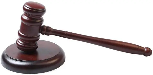 Main image of Handmade Wooden Gavel And Block Set Round Block I