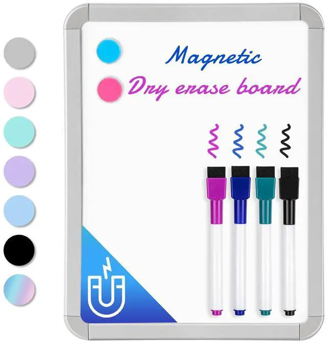 Main image of VUSIGN Small Dry Erase Whiteboard 8.5 x 11 Inches for Kids Students Fridge Locker