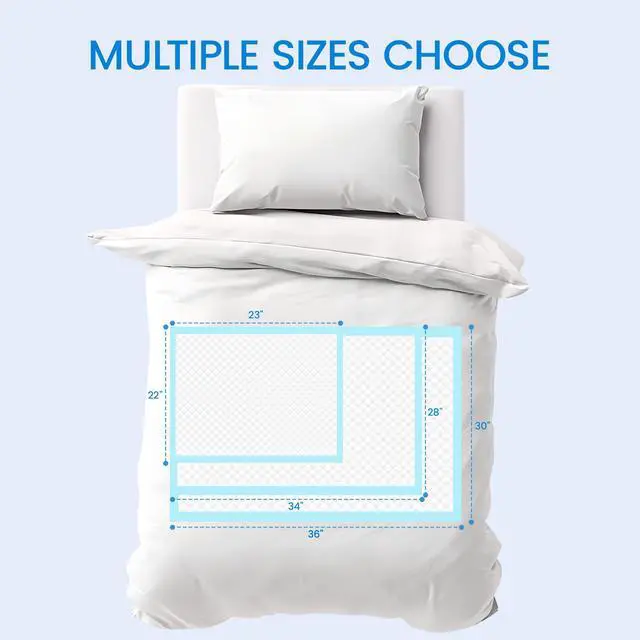 Alt view image 6 of 7 - 30x36in Disposable Underpads, 6-Layer Super Absorbent