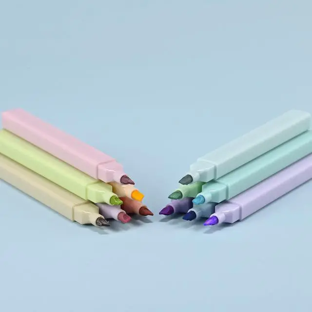 Alt view image 6 of 7 - Konket Aesthetic Bible Highlighters, No Bleed, Pastel, Chisel Tip, 12-Pack