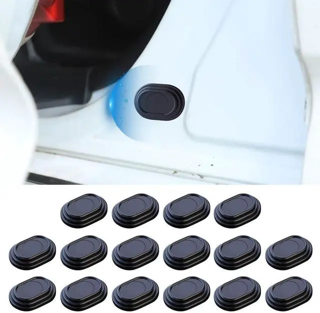 Main image of 16PCS Car Door Silicone Shock Absorber Anti-Collision Soundproof Crash Pad Slam Stopper Self Adhesive Buffer Pad Bumper Side Doors Protection Sticker for Cars SUV Truck