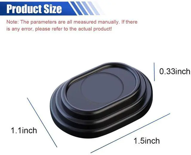 Alt view image 3 of 6 - 16PCS Car Door Silicone Shock Absorber Anti-Collision Soundproof Crash Pad Slam Stopper Self Adhesive Buffer Pad Bumper Side Doors Protection Sticker for Cars SUV Truck