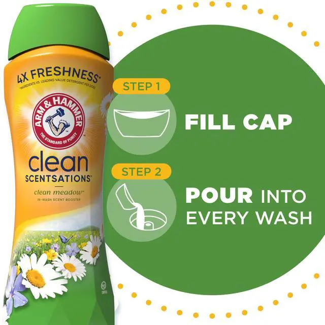 Alt view image 3 of 6 - ARM & HAMMER Clean Scentsations Laundry Scent Booster, Clean Meadow, 24Oz