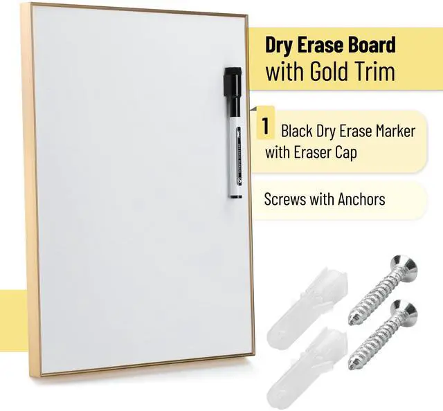 Alt view image 3 of 6 - Mr. Pen Dry Erase Board, 14" x 11", with a Black Dry Erase Marker