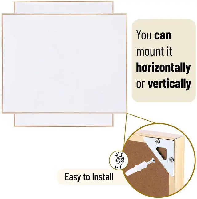 Alt view image 2 of 6 - Mr. Pen Dry Erase Board, 14" x 11", with a Black Dry Erase Marker