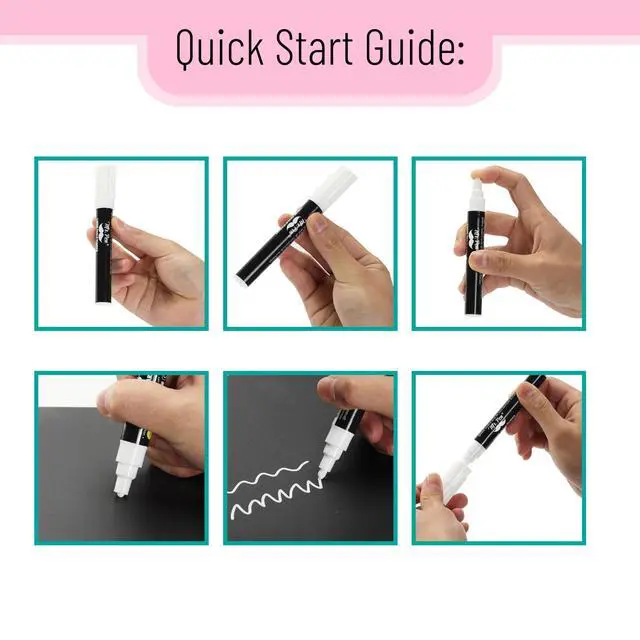 Alt view image 3 of 6 - Mr. Pen Liquid Chalk Marker Pen, 4 Pack, 8 Labels