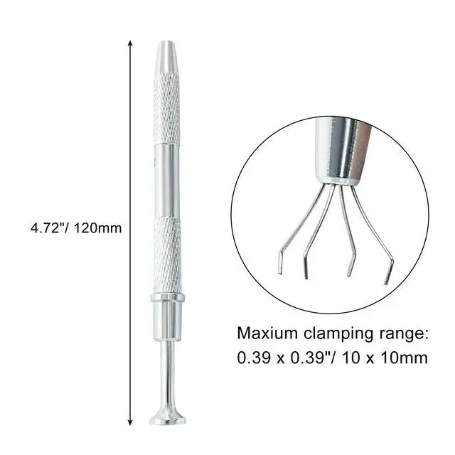 Alt view image 3 of 5 - Hordion 4-Claw Pick-Up Tool, Stainless Steel, Silver