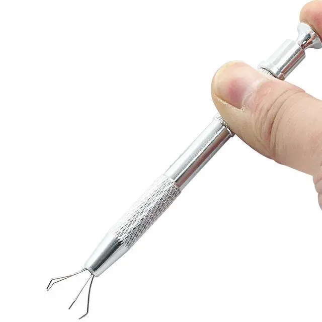 Alt view image 4 of 5 - Hordion 4-Claw Pick-Up Tool, Stainless Steel, Silver