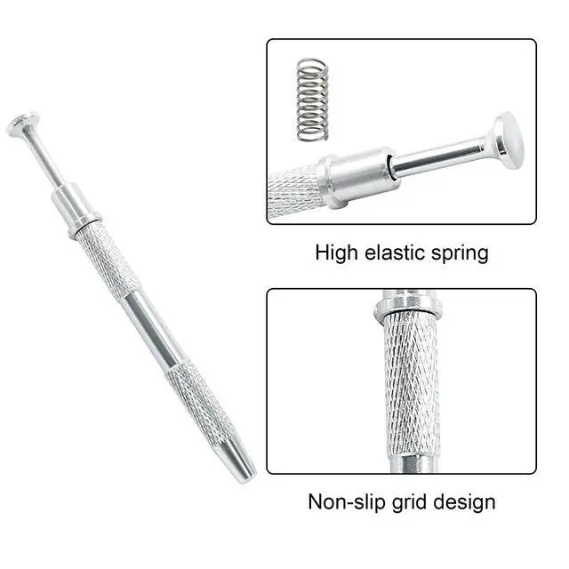Alt view image 2 of 5 - Hordion 4-Claw Pick-Up Tool, Stainless Steel, Silver