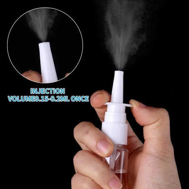 Alt view image 5 of 7 - Simarro 6Pcs 20ml Clear Empty Nasal Spray Bottles